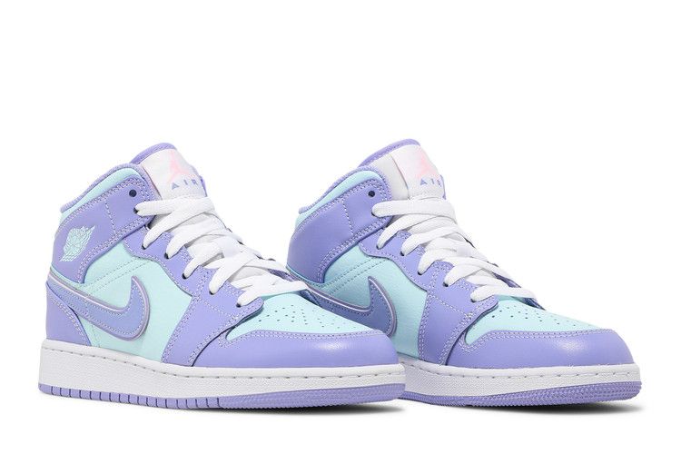 Air Jordan 1 Mid Gs Purple Pulse