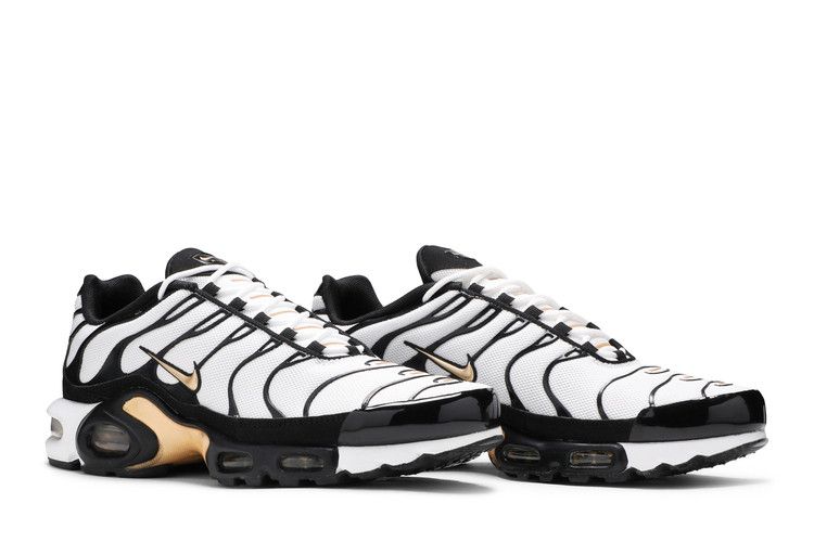 Air Max Plus White Metallic Gold