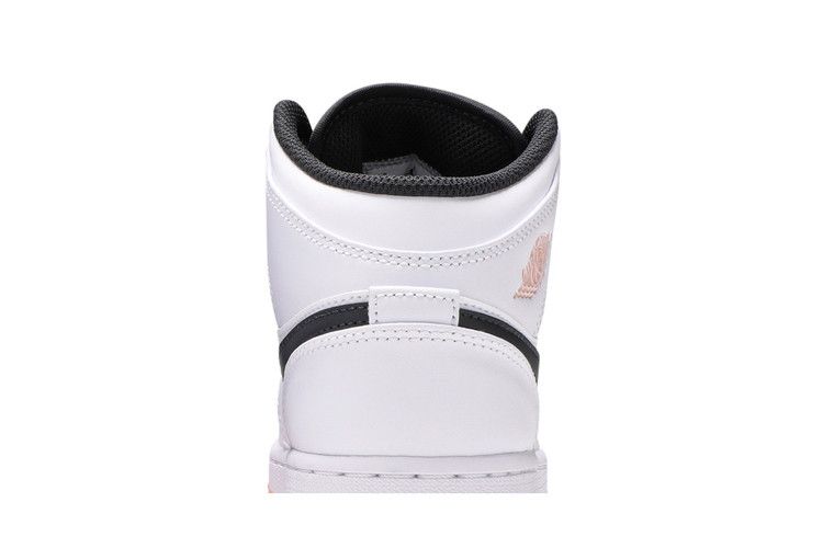 Air Jordan 1 Mid Gs White Arctic Orange