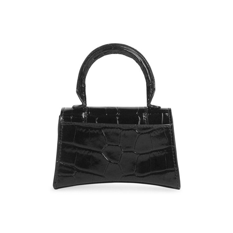 Balenciaga Hourglass Mini Top Handle Black