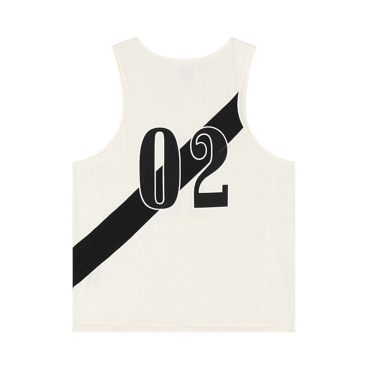 Rhude 02 Stripe Tank Off White/Black