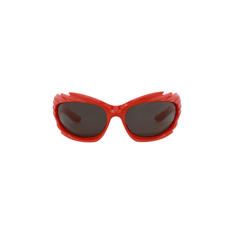 Balenciaga Wrap Around Sunglasses Red/Grey