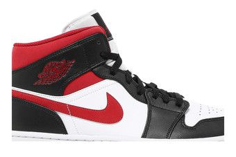 Air jordan 1 mid black tour yellow gym red online