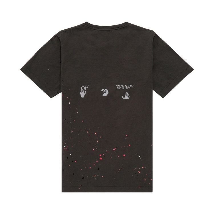 ★Off-White★ Logo Short Sleeve T-Shirt Purple OMAA027S23JER Buy Off-White Opposite Arrow Slim T-Shirt 'Purple/Lime