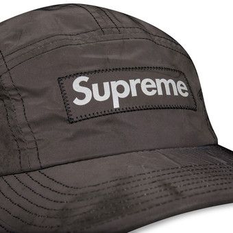 Buy Supreme Reflective Dyed Camp Cap 'Black' - SS21H22 BLACK | GOAT