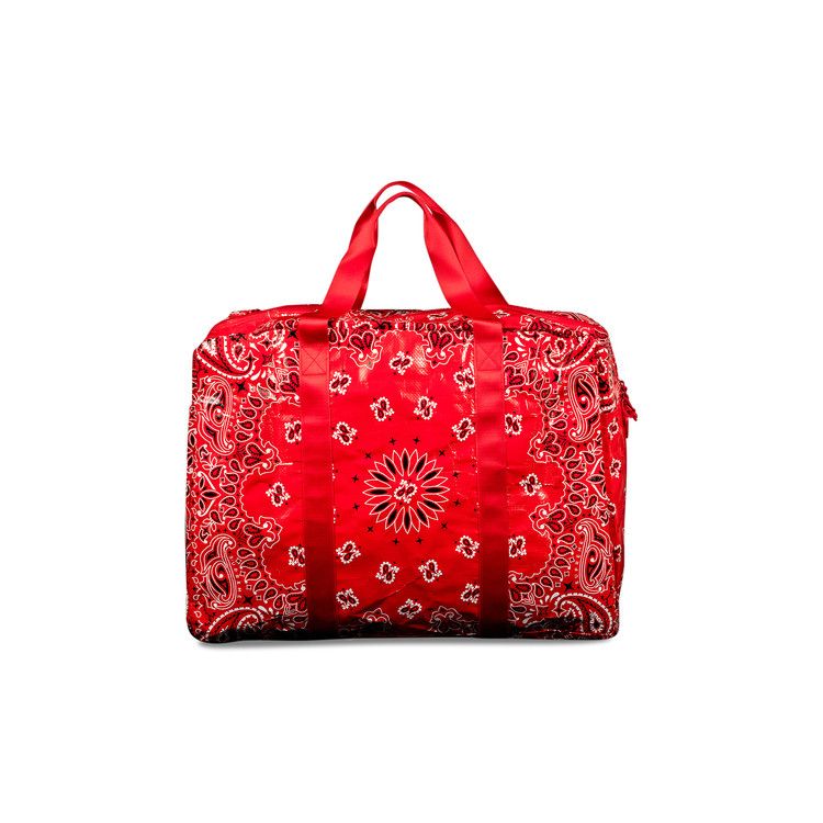 Buy Supreme Bandana Tarp Large Duffle Bag 'Red' - SS21B19 RED | GOAT