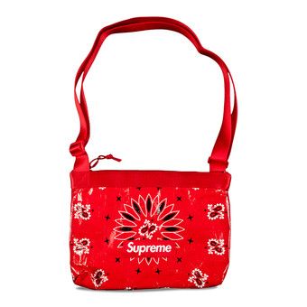 Buy Supreme Bandana Tarp Side Bag 'Red' - SS21B21 RED | GOAT