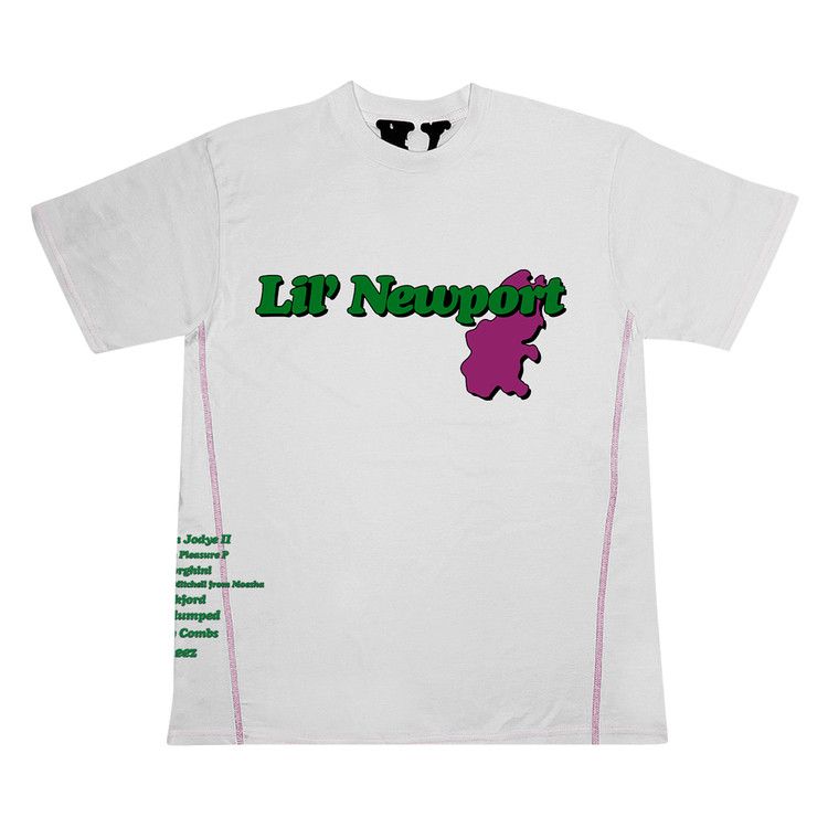 Buy Vlone x Yams Day Lil' Newport T-Shirt 'White' - 1020