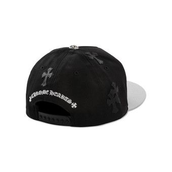 Chrome Hearts Cross Patch Hat Black/White Price in India | Culture