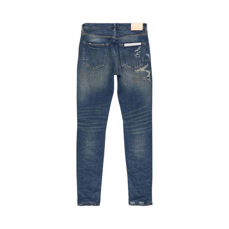 Purple Brand Light Destroy Pants Dark Indigo