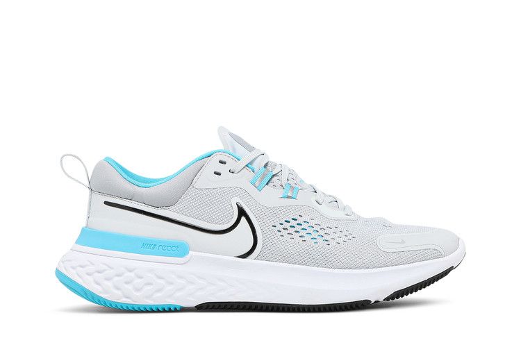 Nike React Miler 2 Pure Platinum Chlorine Blue