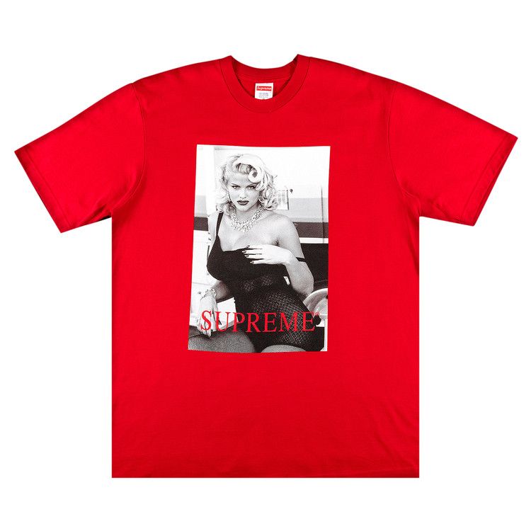 Buy Supreme Anna Nicole Smith Tee 'Red' - ss21t16 red | GOAT