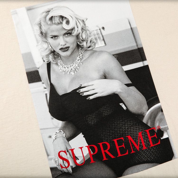 Buy Supreme Anna Nicole Smith Tee 'Natural' - SS21T16 NATURAL | GOAT