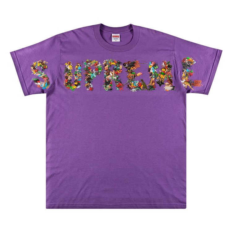 Buy Supreme Toy Pile Tee 'Purple' - SS21T39 PURPLE | GOAT