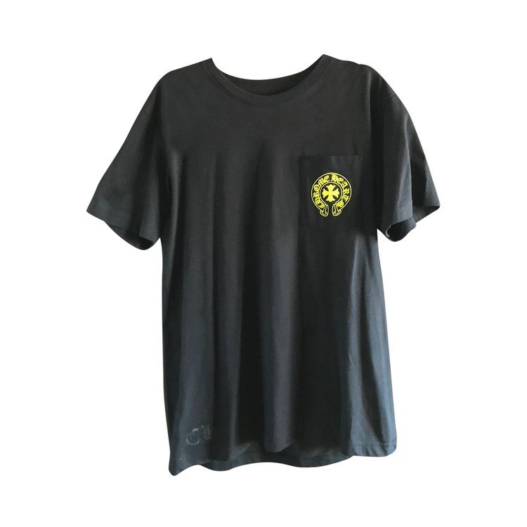 Buy Chrome Hearts Made In Hollywood T-Shirt 'Black/Yellow' - 1383