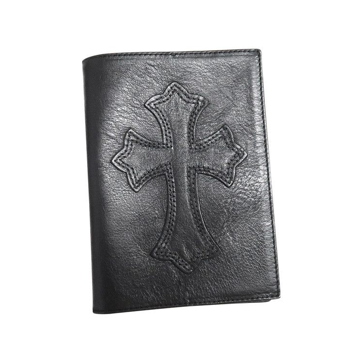 た*ら様 Chrome Hearts ブラックレザーケース CHROME HEARTS クロムハーツ カードケース レザー ブラック 【432