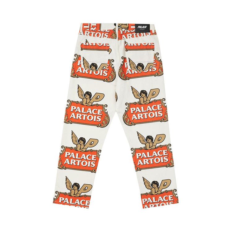 Buy Palace x Stella Artois Pant 'White/Red/Gold' - P20STT001 | GOAT UK