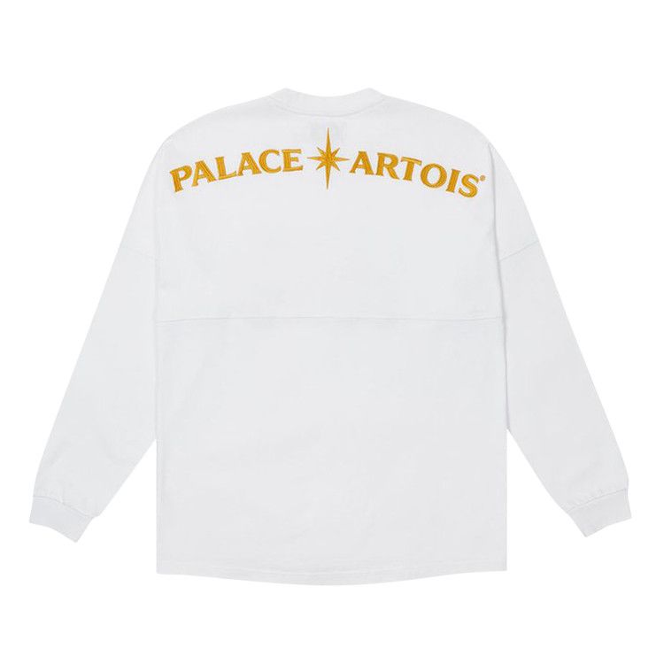 Buy Palace x Stella Artois Drop Shoulder Long-Sleeve 'White Buy Palace x Stella Artois Drop Shoulder Long-Sleeve 'White