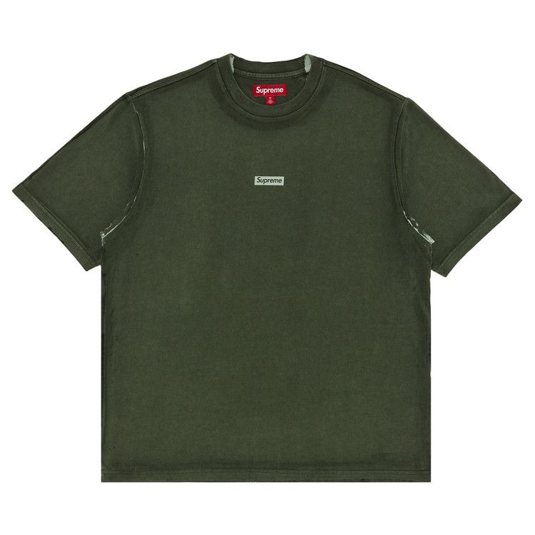 Buy Supreme Overprint Small Box Short-Sleeve Top 'Green