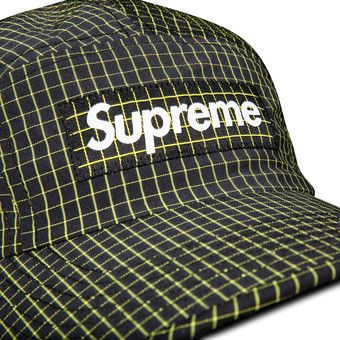 新品／Supreme Pigment 2-Tone Camp Cap Black Supreme Pigment 2-Tone Camp Cap Black - SS24 - US