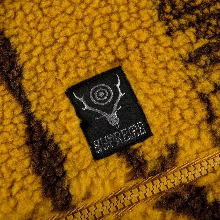 Buy Supreme x SOUTH2 WEST8 Fleece Jacket 'Mustard' - SS21J48