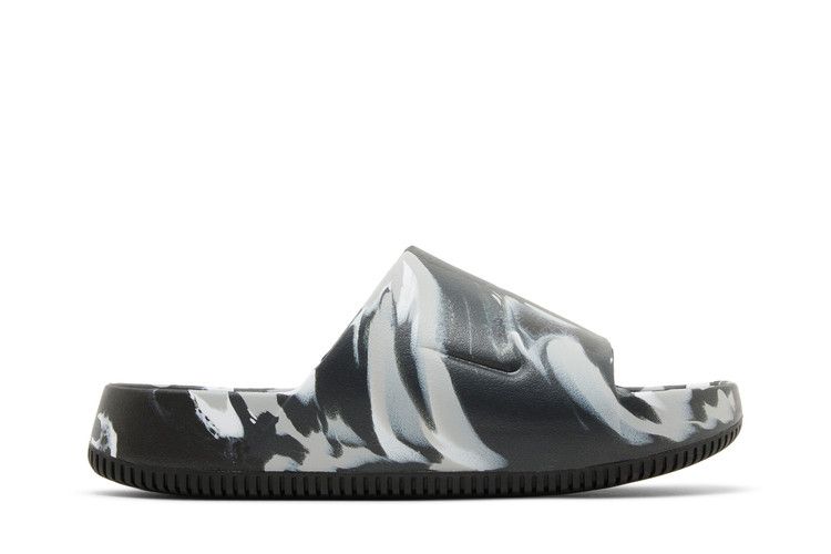 Nike Calm Slide Marble Black Grey