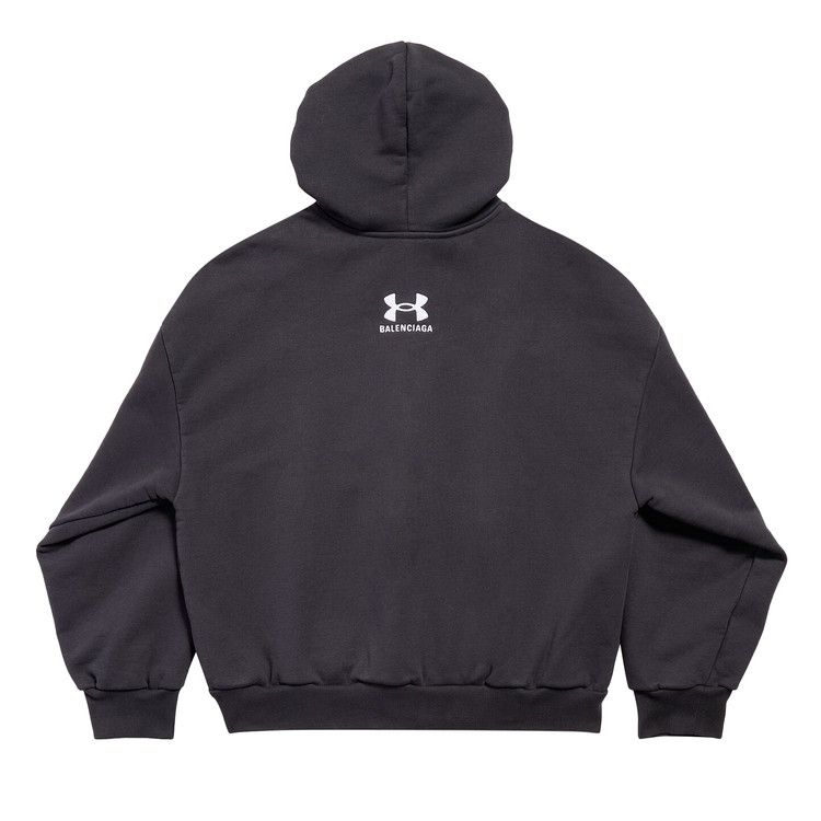 Balenciaga x Under Armour Zip Up Hoodie Black/White