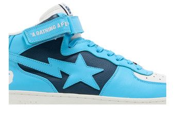 靴 A Bathing Ape BAPESTA Buy Bapesta Mid 'Sax' - 1I20191010 SAX | GOAT