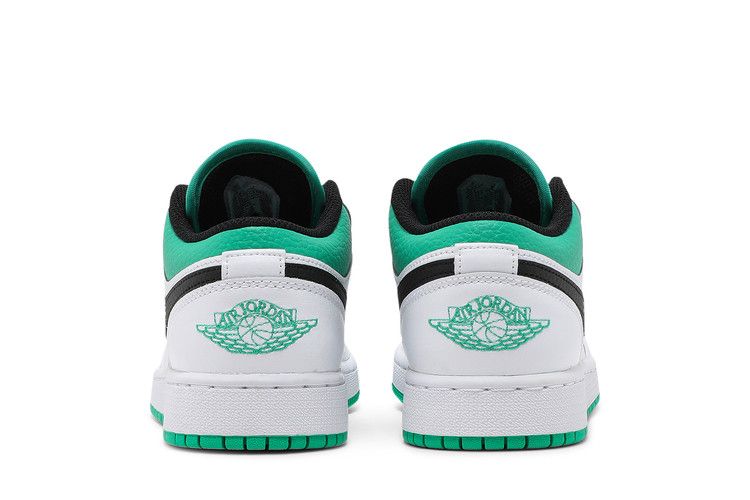 Air Jordan 1 Low Gs White Lucky Green
