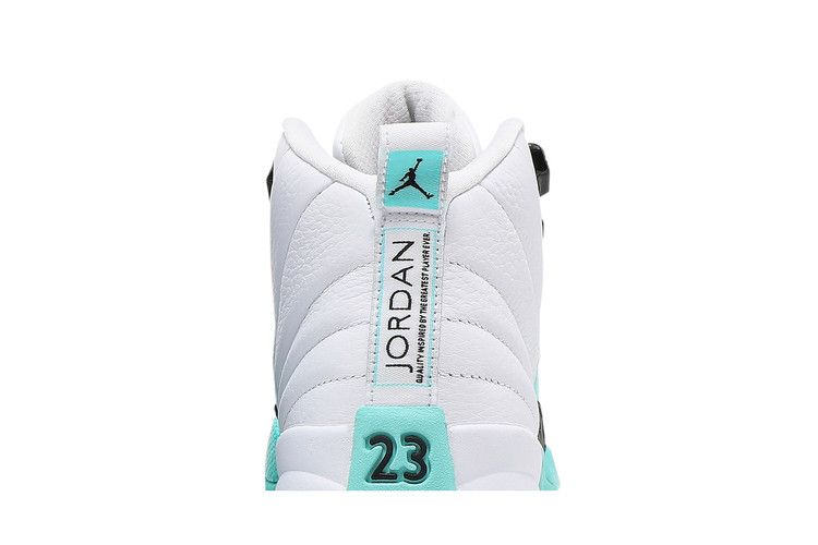 Jordan 12 white and aqua best sale