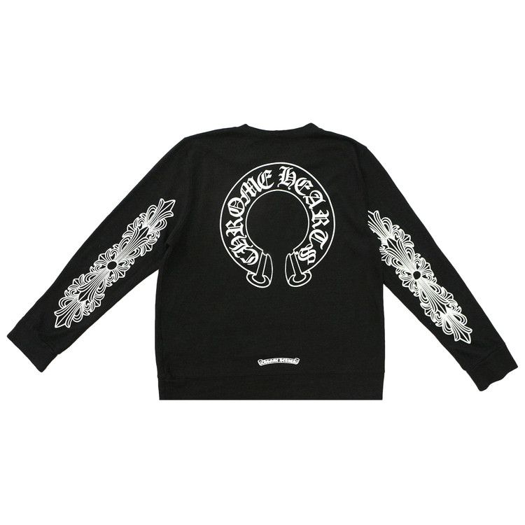 Buy Chrome Hearts Horseshoe Long-Sleeve T-Shirt 'Black/White Buy Chrome Hearts Horseshoe Long-Sleeve T-Shirt 'Black/White