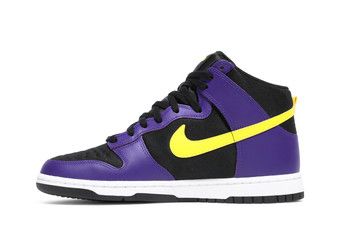nike dunk high emb lakers resell