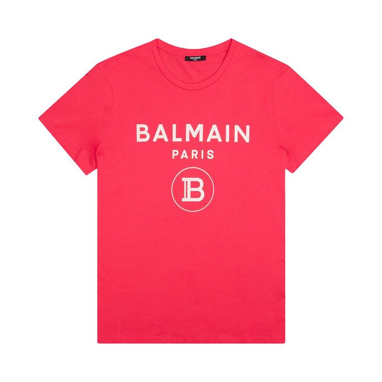 BALMAIN ロコハッチトロストリンクフティ CH1JT047JB53 0PA BALMAIN KIDS T-SHIRT Z BROKATOWYM LOGO - Bold' sneakers