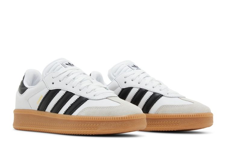 Adidas Samba Xlg J White Black Gum