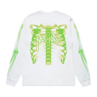 Buy Stussy Rib Cage 3M Long-Sleeve Tee 'White' - 1994948