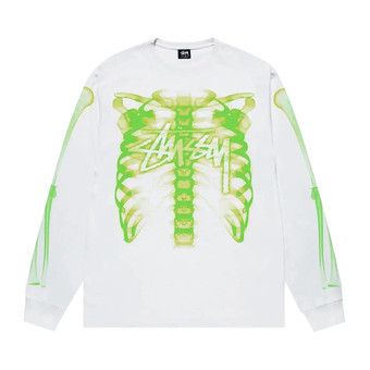トップス stussy Buy Stussy Rib Cage 3M Long-Sleeve Tee 'White' - 1994948