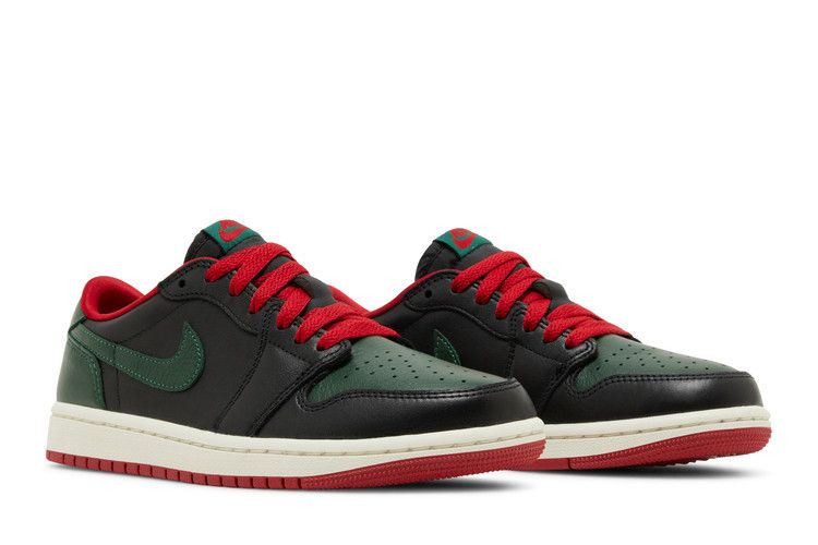 Wmns Air Jordan 1 RETRO Low OG 'black Gorge Green'