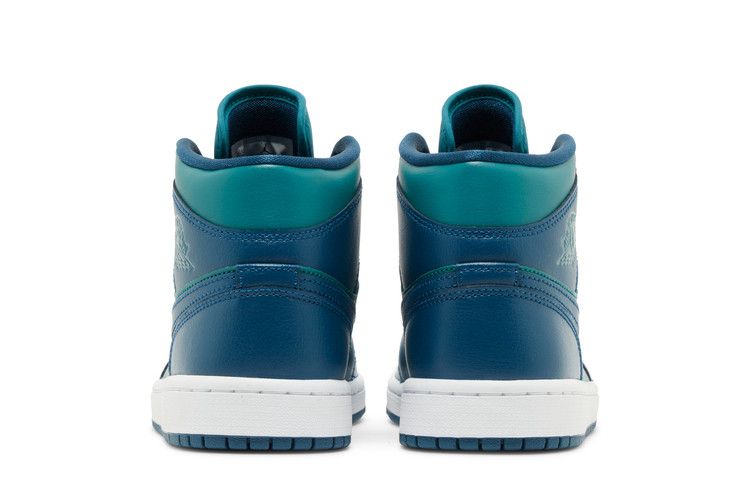Wmns Air Jordan 1 Mid 'teal French Blue'