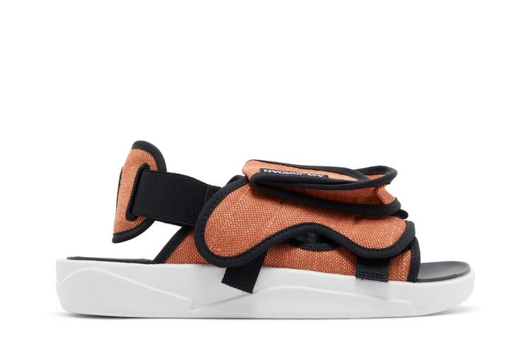 Air Jordan LS Slide Sports Orange Sandals 'Rust Orange Peak White University Red'