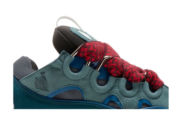 Lanvin Teal and Red Athletic Shoes Women main image 4
