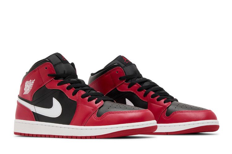 Air Jordan 1 Mid Gym Red Black White