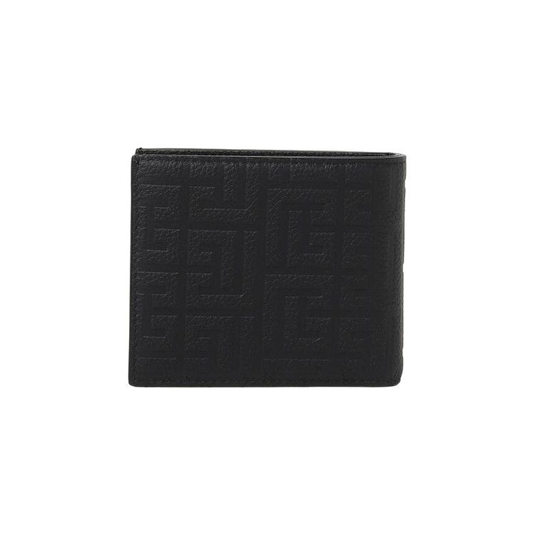 Buy Balmain Leather Flap Wallet 'Black' - DM1NM061LPSE 0PA