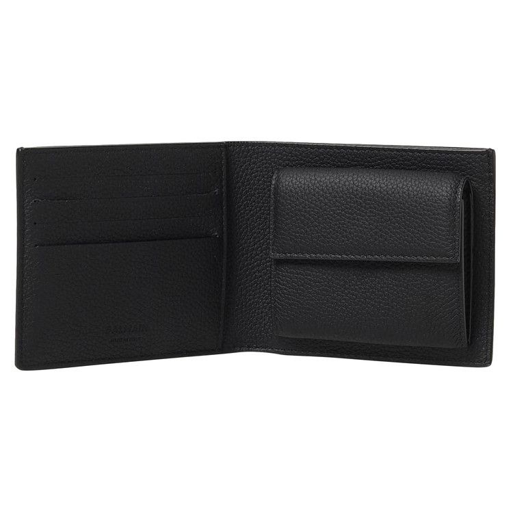 Buy Balmain Leather Flap Wallet 'Black' - DM1NM061LPSE 0PA