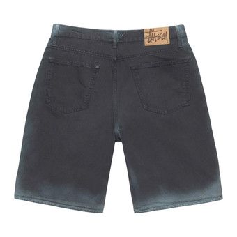 レア stussy SPRAY DYE BIG OL' SHORTS Stussy Spray Dye Denim Big Ol' Shorts Jorts Faded Pink