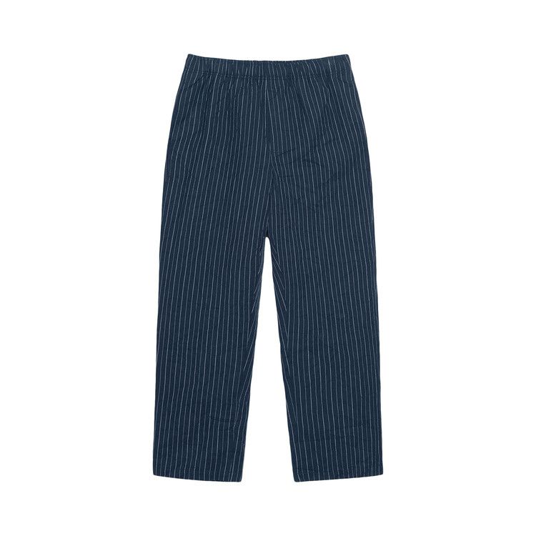 Buy Stussy Wrinkled Stripe Beach Pant 'Navy' - 116661 NAVY | GOAT
