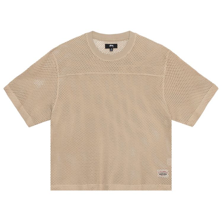 Stussy Mesh Jersey Crew 'natural'