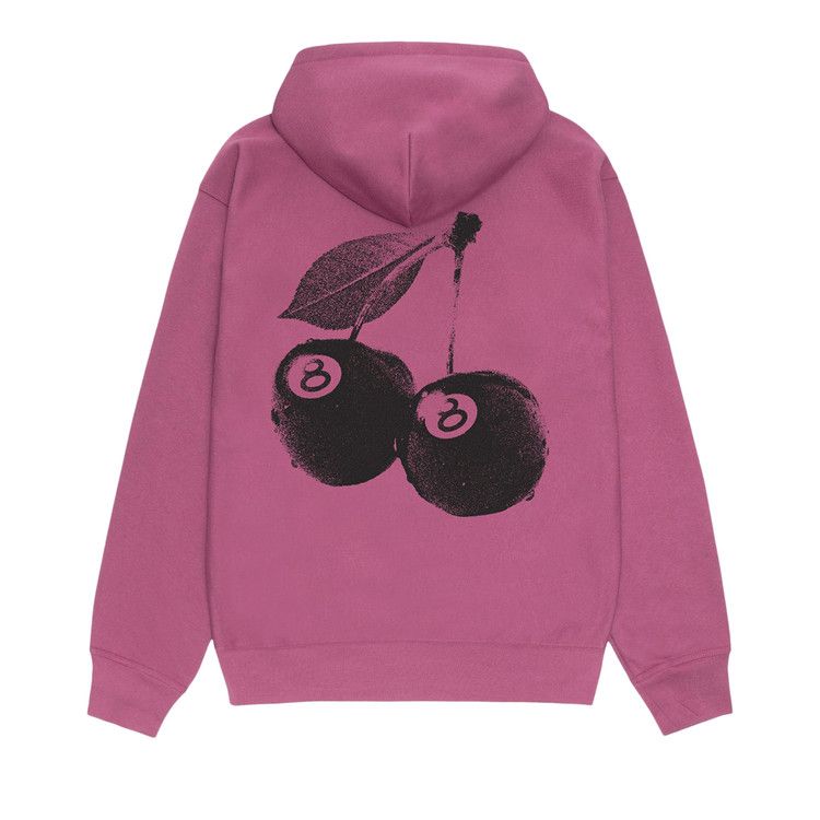 Stussy Cherries Hoodie Berry