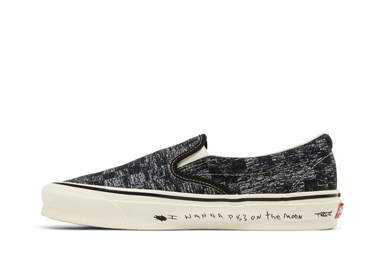 Raised By Wolves X Vans OG Classic Slip-On Lx Tv Static