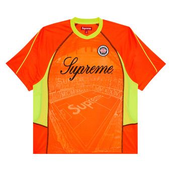 Buy Supreme Jacquard Soccer Jersey 'Orange' - SS24KN31