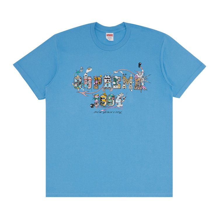 スケートボード SUPREME Blue T-shirt Supreme Futura Box Logo Tee (SS24) - $44